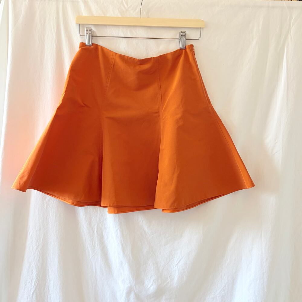orange valentino skirt